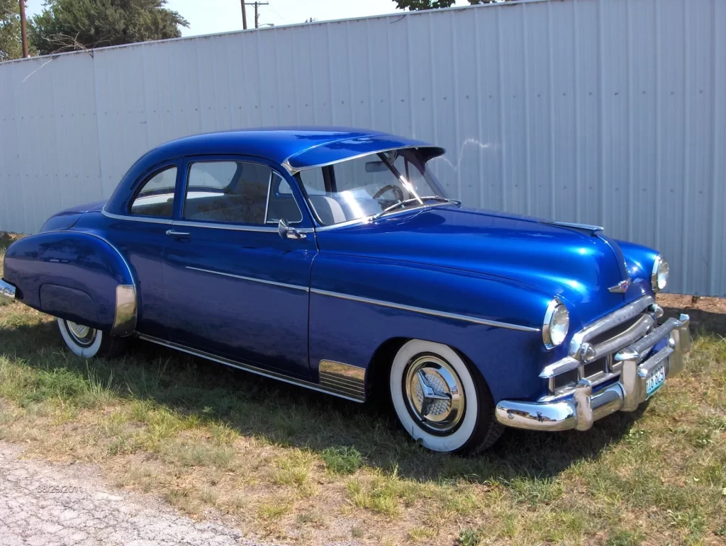 Blue Classic Car Full Frame-Off Restoration Services Webb City Missouri						
